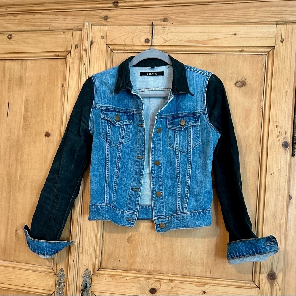 J Brand Women’s Distressed Bowie Denim Jacket Size S
